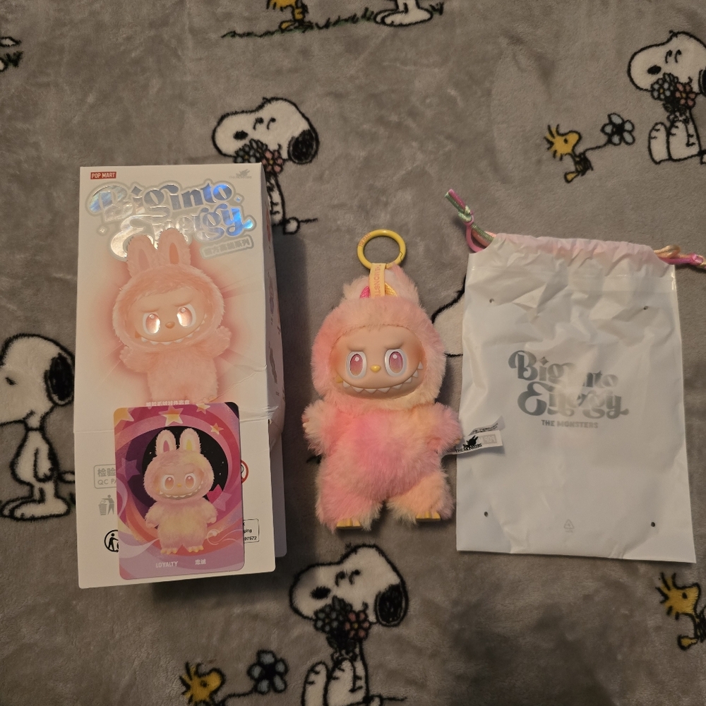 Labubu BIE LOYALTY big into energy popmart the monsters labubu NEW VERSION bie
